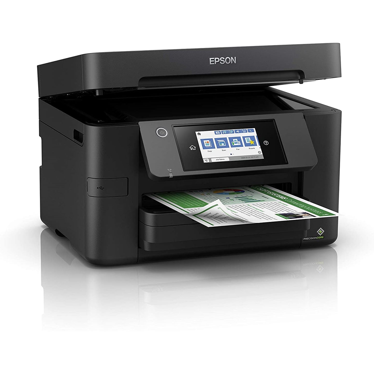 Epson WorkForce WF-4820DWF C11CJ06401 Inkjet Priner, A4, Colour, Wireless & Ethernet, All-in-One inc Fax, Duplex