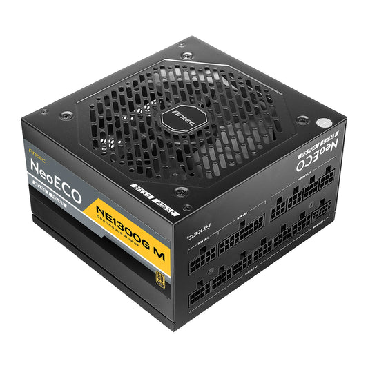 Antec NE1300G M, PCIe 5.0 Ready, Fully Modular, 80PLUS Gold, Single Rail, 108A, 120mm FDB Fan, ATX3.0 PSU