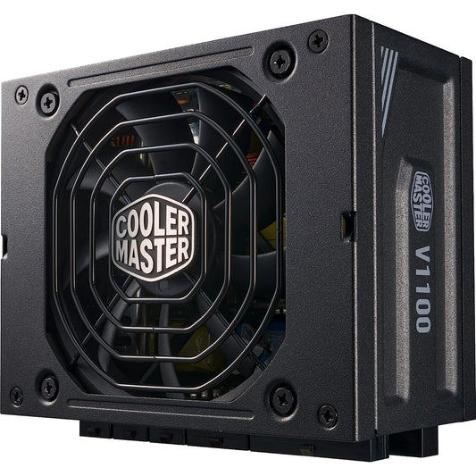 Cooler Master V SFX Platinum PSU 1100W ATX 3.0 1100W Full-Modular 80 Plus Platinum-92mm Fan-SFX-Extremely Quiet-10Y Warranty-UK Cable