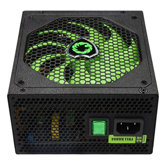 GameMax GM500 PSU 500W 80PLUS Bronze, Semi-Modular, Single Rail, 34A +12V, 1x140mm Fan, ATX