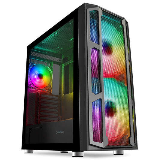 RGB Gaming PC - Intel i5 12600K 10 Core 20 Thread, 3.70GHz (4.90GHz Boost), 32GB, DDR4 RAM, 1TB Kingston NVMe, 750w Gold Cert PSU, 240mm RGB Liquid Cooler