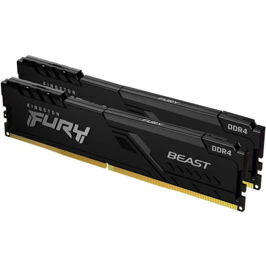 Kingston FURY Beast 16GB (2 x 8GB) 3200MHz DDR4 DIMM System Memory Black Heatsink