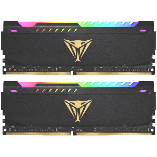 Patriot Viper Steel RGB 32GB Black Heatsink (2 x 16GB) DDR4 3200MHz DIMM System Memory