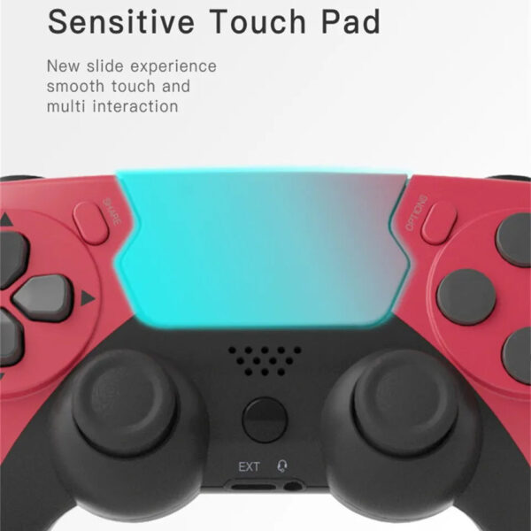 GAMINJA P48 Wireless Gamepad with Six Axis Gyroscope Game Controller For PS4 PS3 Console Wins 7 8 10 Dual Vibration PC Joystick - Image 4