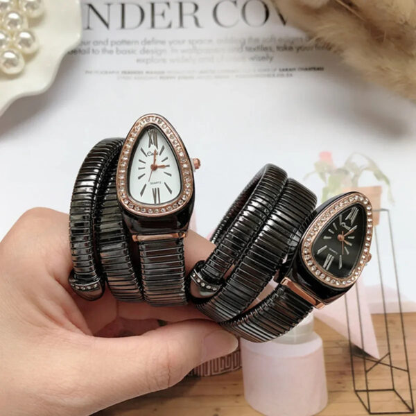 Women's Luxury Quartz Watch - Gold Stainless Steel Bracelet Wristwatch - Image 5
