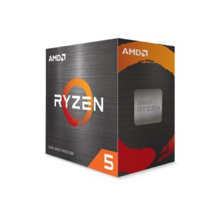 AMD Ryzen 5 5600X 6 Core AM4 Processor, 12 Threads, 3.7Ghz up to 4.6Ghz Turbo, 35MB Cache, 65W, with Wraith Stealth Cooler, No Graphics