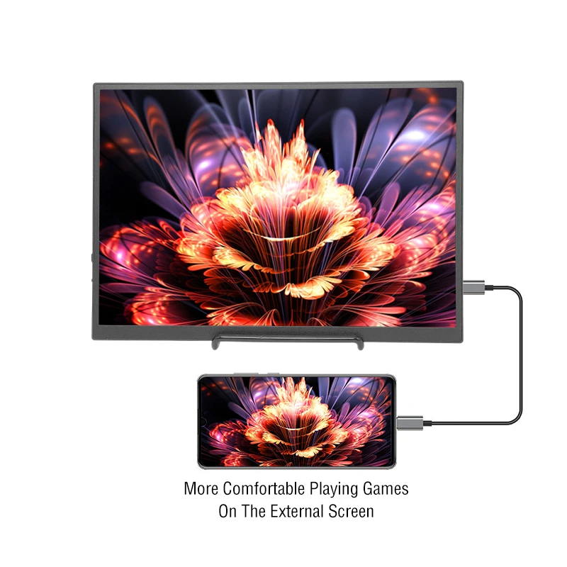 Anmite 10.5-Inch Portable Monitor 1280P HDR 15:10 Low Blue Light For XBox PS4 / 5 Switch Cell Phone PC Loptop Extension - Image 5