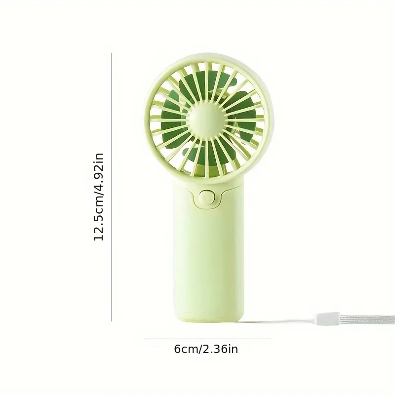 Protable Mini Fan Convenient Creative Small Fan Handheld Pocket Hand-held Fan Lightweight Adjustable Cute Small Fa - Image 9