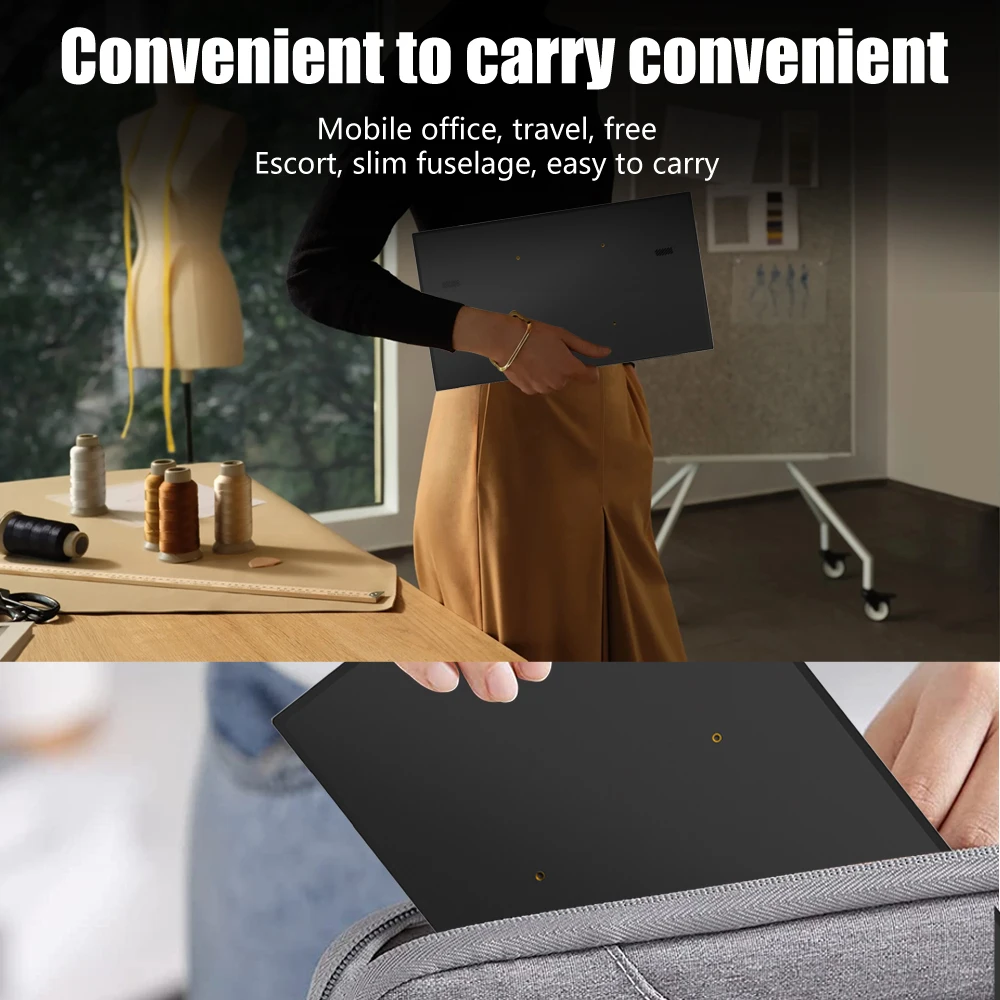 MUCAI N140-S36 Portable Display 14 Inch 60Hz Resolution 1366*768 TN Panel 250cd/㎡ Brightness 3ms Response Portable Monitor - Image 4