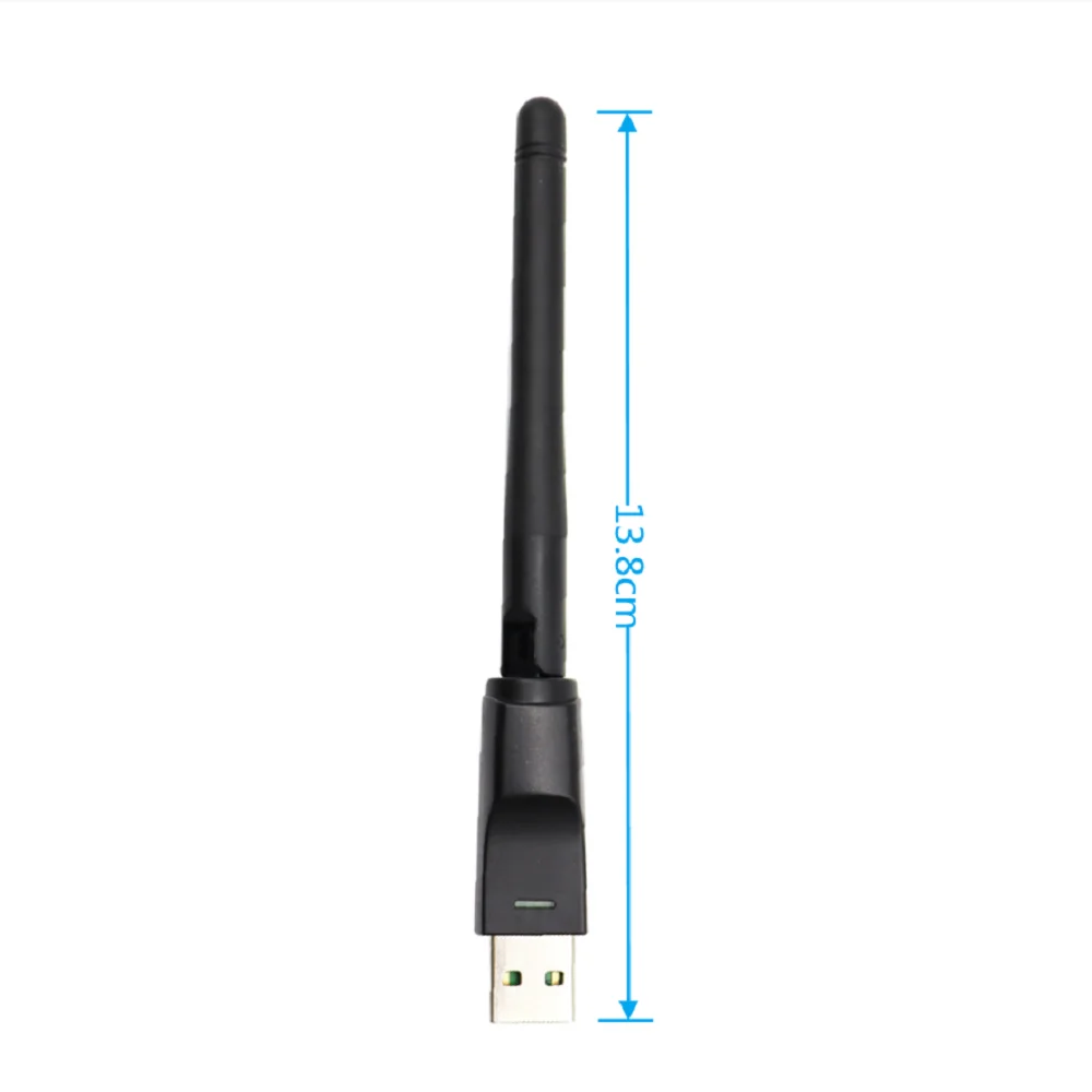 2.4GHz USB 2.0 Adapter 150Mbps WiFi Wireless Network Card with Antenna Chipset Ralink MTK 7601 for Laptop PC Wholesales - Image 6