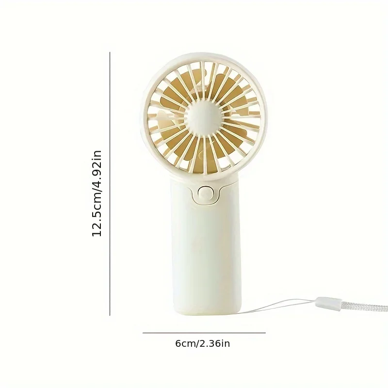 Protable Mini Fan Convenient Creative Small Fan Handheld Pocket Hand-held Fan Lightweight Adjustable Cute Small Fa - Image 8
