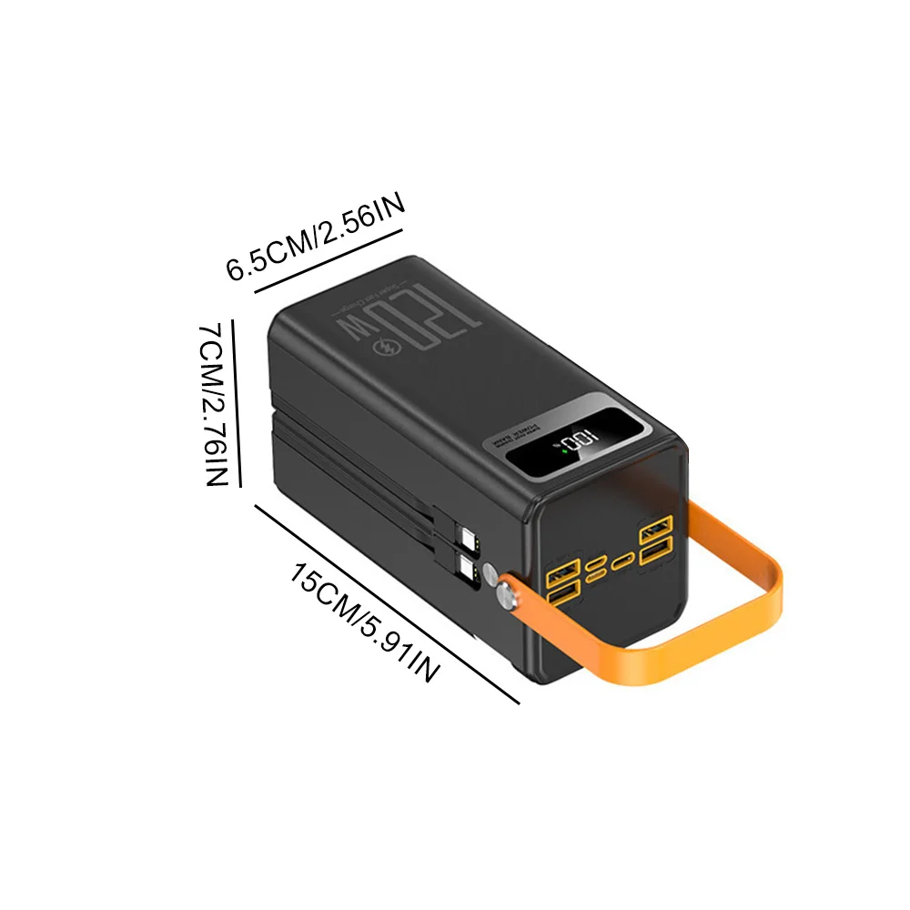 50000mAh Power Bank Portable Power with LED Display Fast Charging for Laptop MacBook Tablet Mobile Phone Travel - Image 6