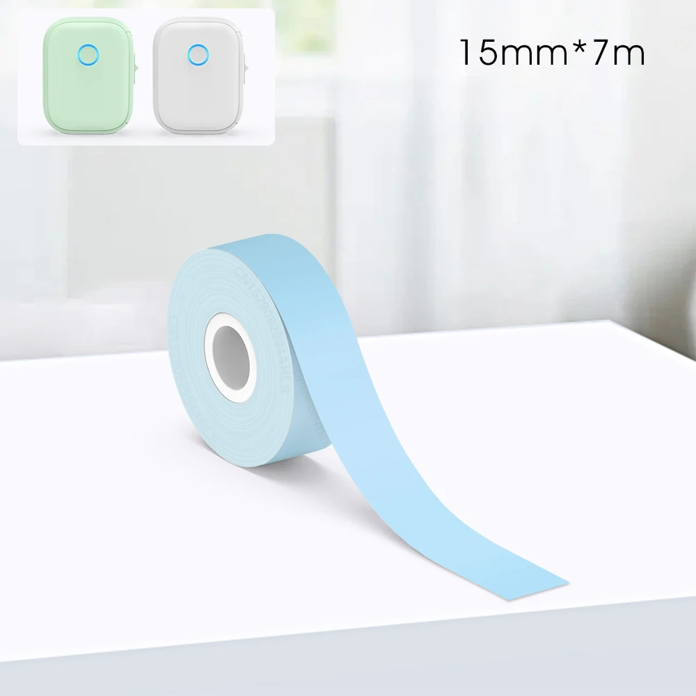 Portable Mini Printer Marklife P12 Thermal Printer Adhesive Sticker Labeling Machine P12 Label Maker or 1PK Continues Label Tape - Image 11