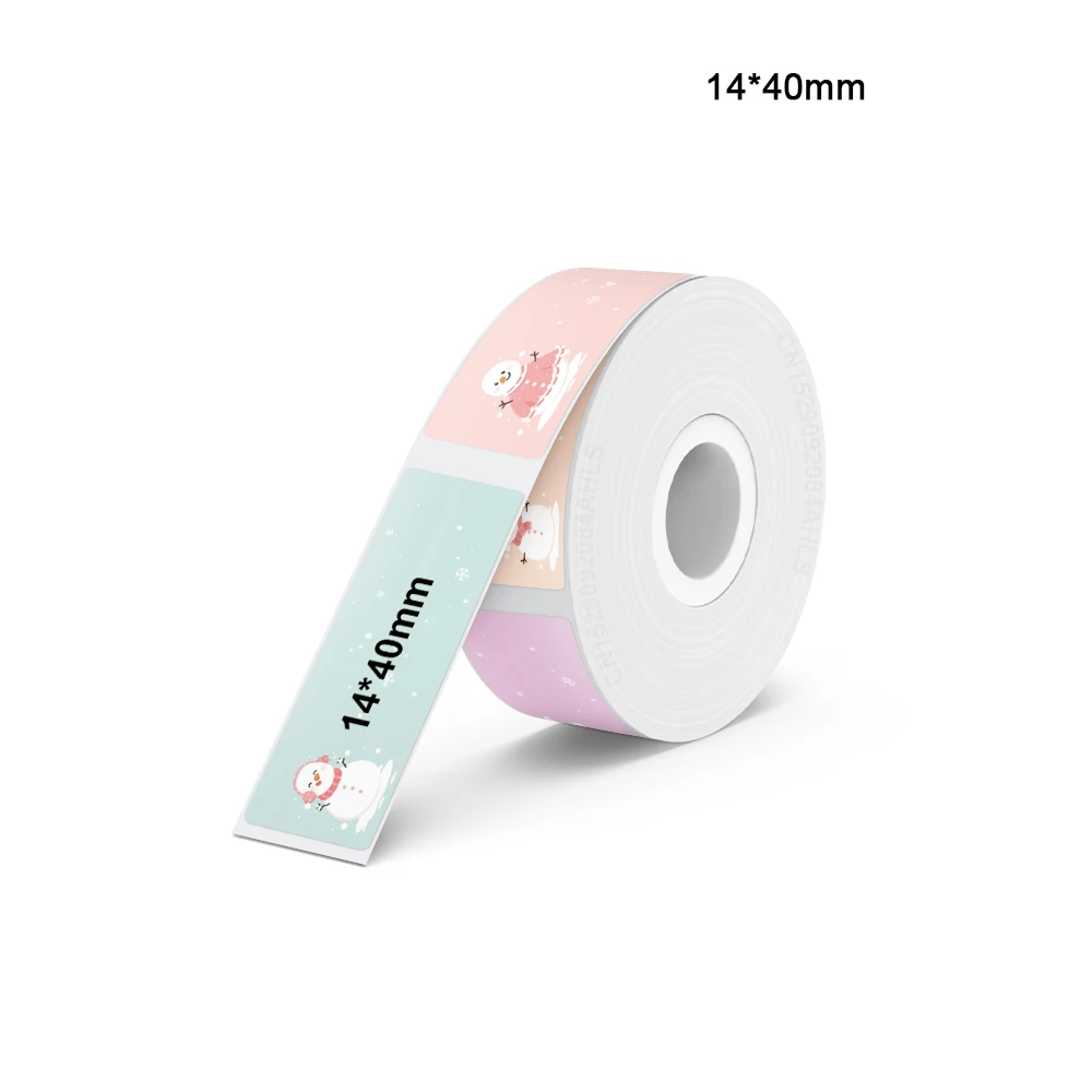 Portable Mini Printer Marklife P12 Thermal Printer Adhesive Sticker Labeling Machine P12 Label Maker or 1PK Continues Label Tape - Image 20