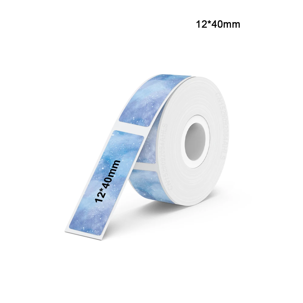 Portable Mini Printer Marklife P12 Thermal Printer Adhesive Sticker Labeling Machine P12 Label Maker or 1PK Continues Label Tape - Image 18