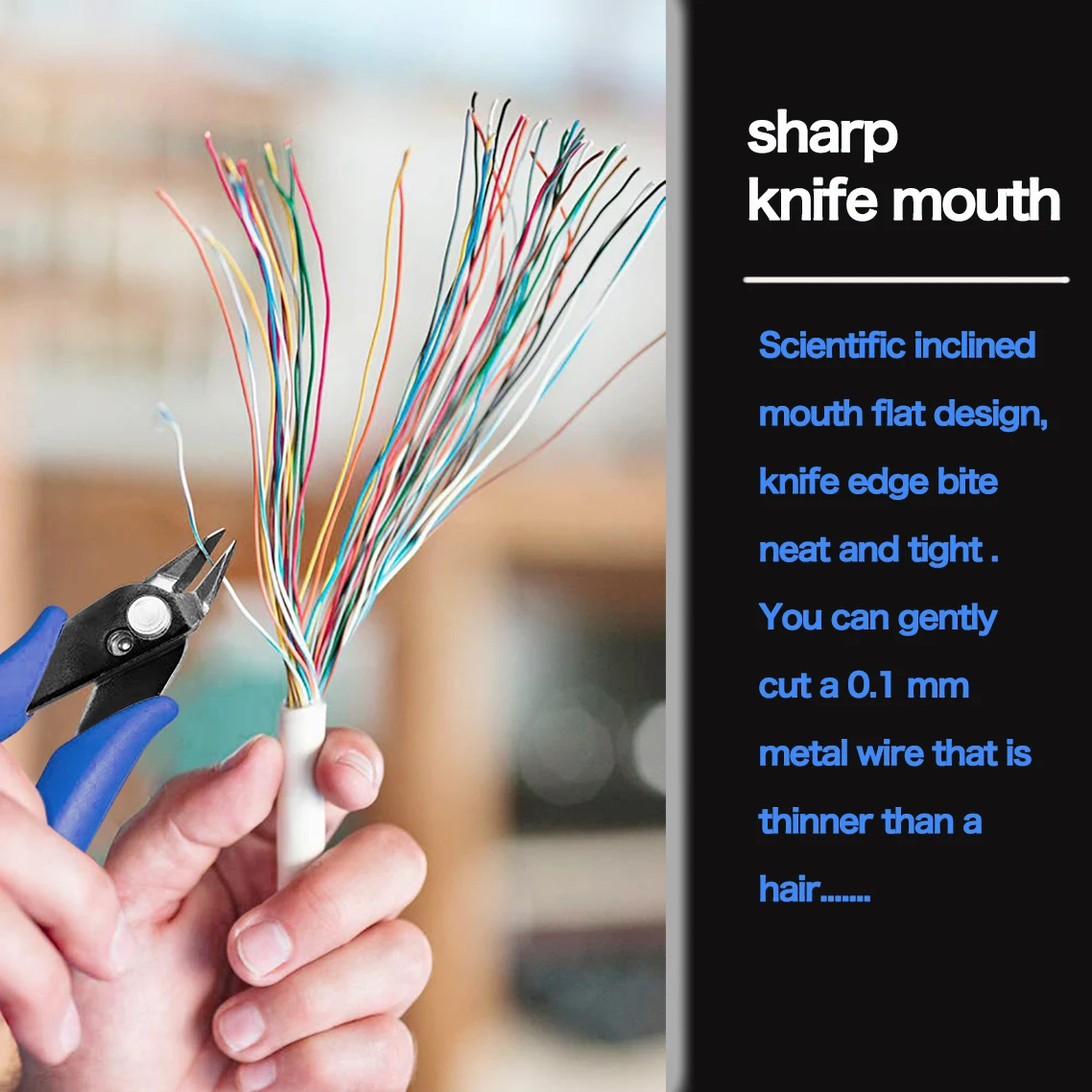 1pcs PLATO 170 Wishful Clamp DIY Electronic Diagonal Pliers Side Cutting Nippers Wire Cutter 3D printer parts - Image 6