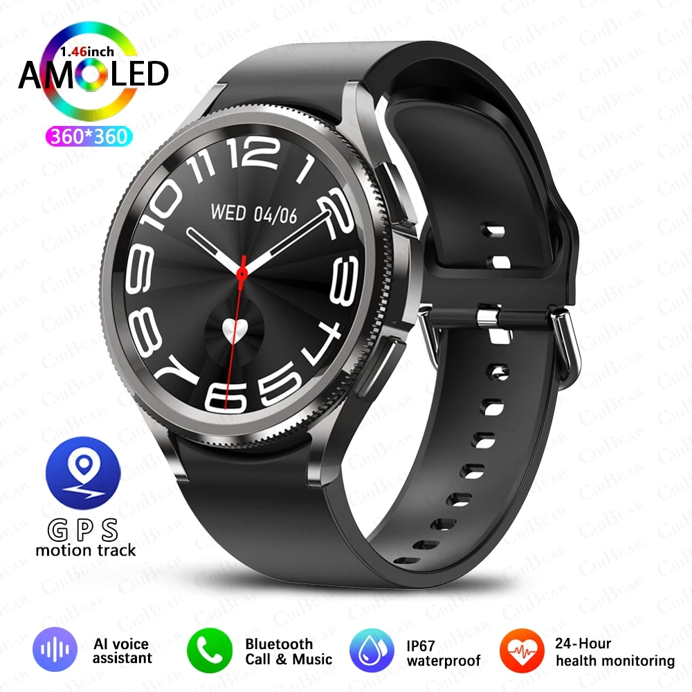 Watch 6 Classic Bluetooth Call Smart Watch Men GPS Outdoor Sports Fitness Model Health Heart Rate Monitor Smartwatch 2025 New - Image 7