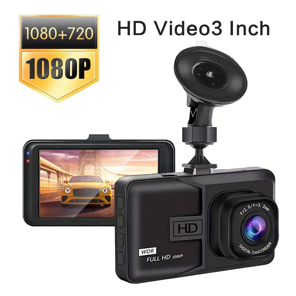 XUSHIDZ Q08 1080P Dash Camera with G-sensor Dashcam Vehicle Video Recorder Super Night Vision DVR Car Camera Loop Recording - Image 4