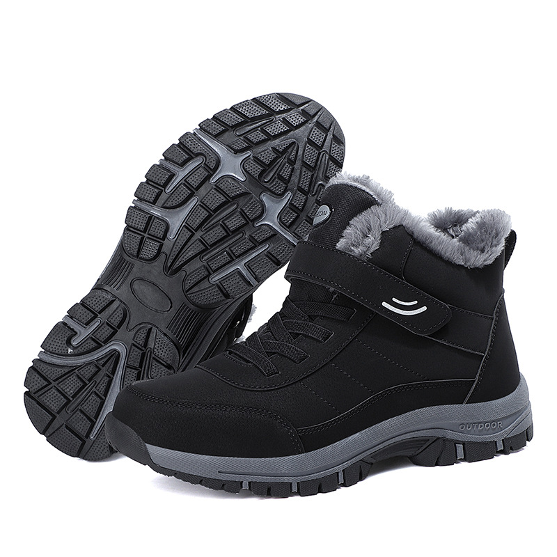 Rubber sole anti slip warm cotton shoes snow boots - Image 5
