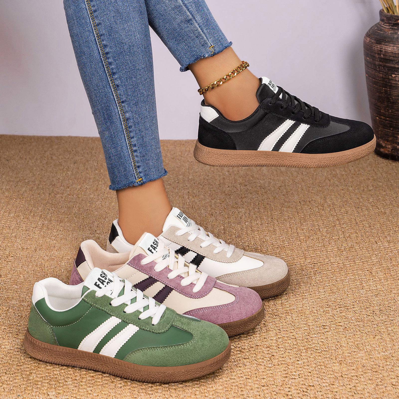 Soft soled lightweight German training casual shoes for women - Image 4