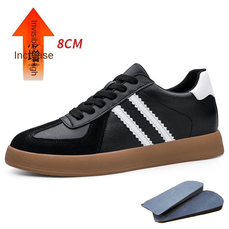 Invisible Height-Increasing Men's Shoes Derby Shoes Men's Daily Casual Shoes Fashion Sports Shoes Height-Increasing Shoes 8CM Sneakers - Image 9
