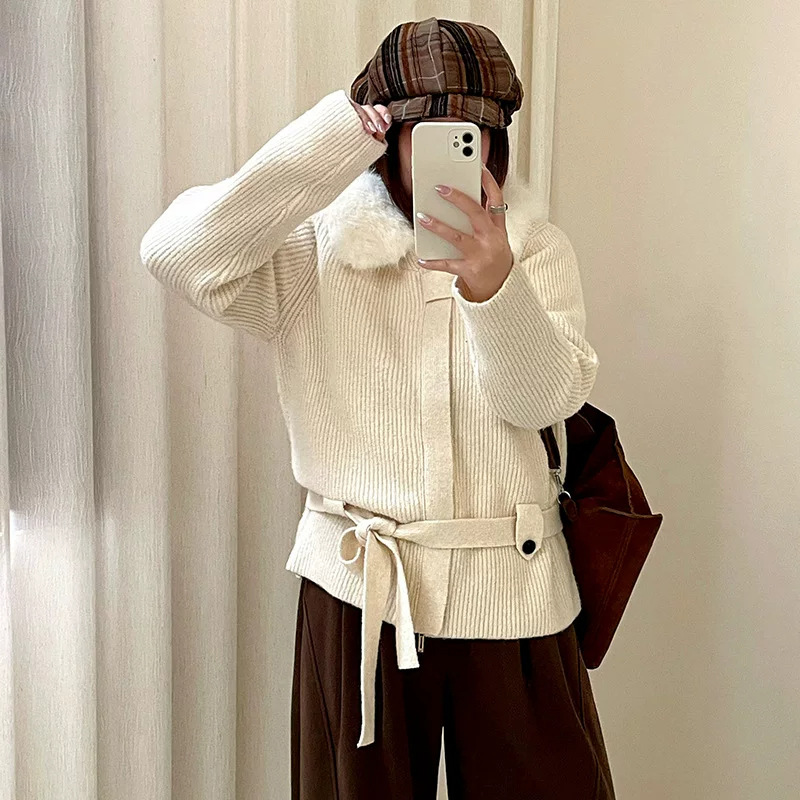 Tie up waist sweater - Image 4