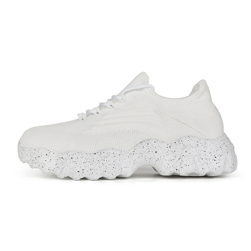 Daily Sporty Women's Shoes Cross-border New Summer Elevated Big Size Knitted Shoes Couple Style - Image 7