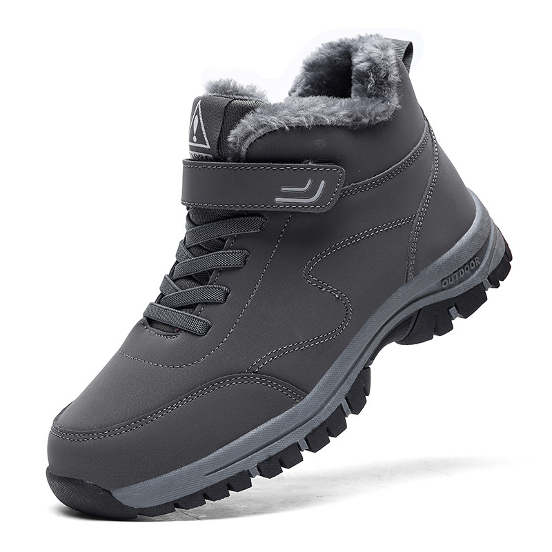 Rubber sole anti slip warm cotton shoes snow boots - Image 7
