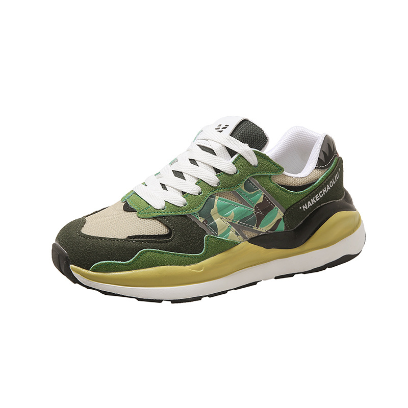 Ape Shark Reflective Retro Ancestor Grey NB5740 Camouflage N-Word Shoes Unisex Dad Shoes Casual Sports Shoes Trendy - Image 5
