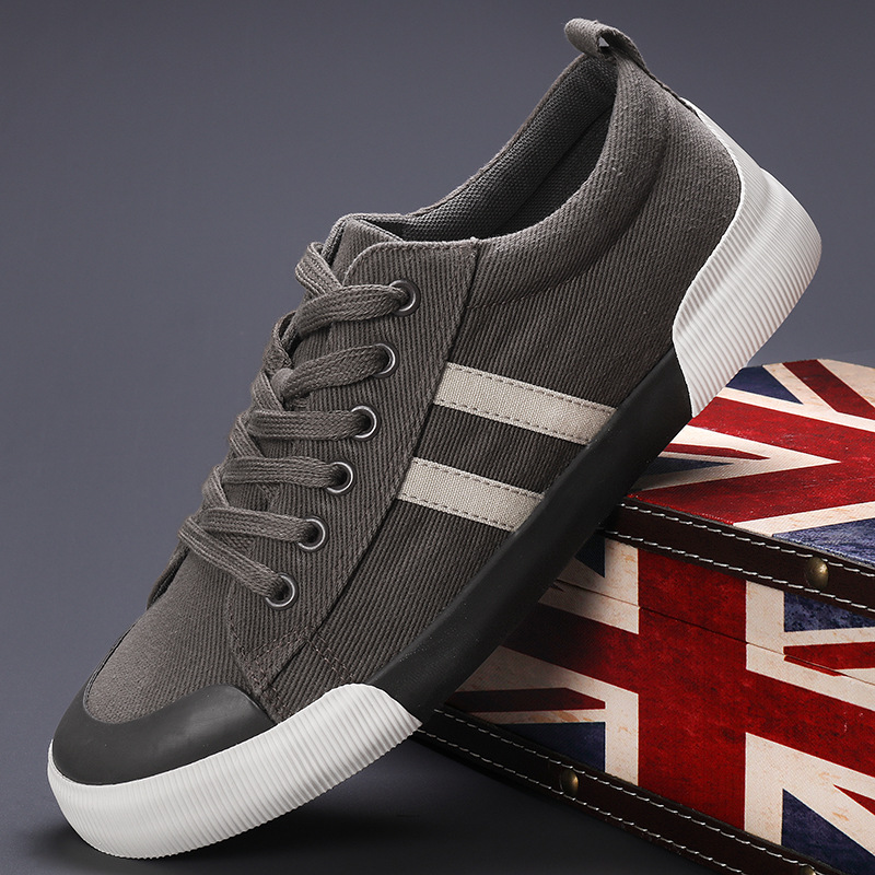 Lightweight breathable versatile casual men's low top flat lace up shoes for men - Image 10