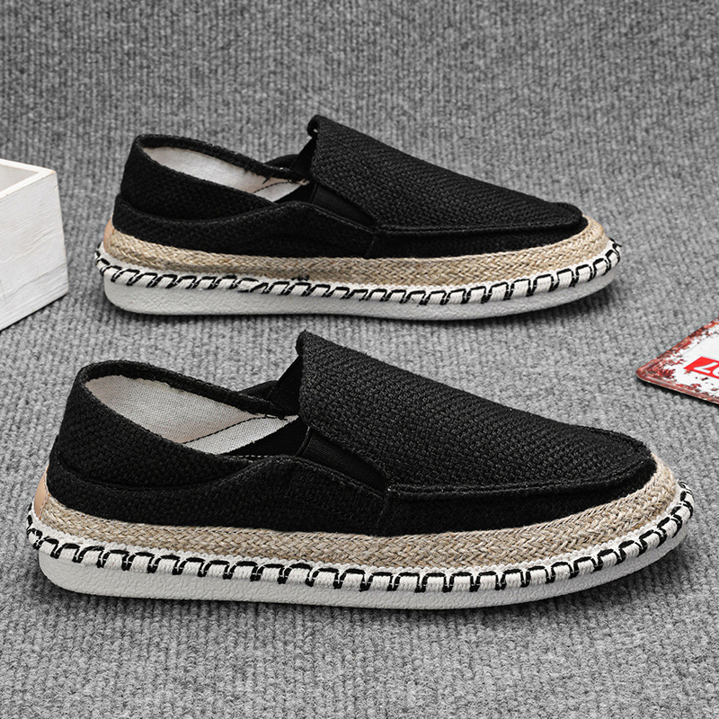 Fisherman Shoes Men's Breathable Cloth Shoes Hanfu Shoes Men's Casual Slip-On Loafers Driving Old Beijing Cloth Shoes - Image 6