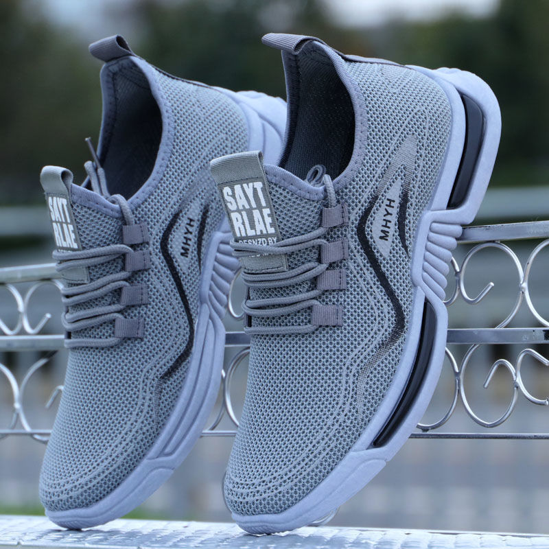 Summer new breathable men's shoes mesh running sports shoes for men - Image 3