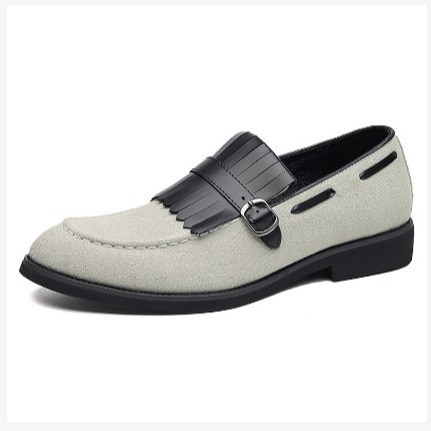Business formal leather shoes men's soft soled casual shoes British style one foot shoes - Image 7
