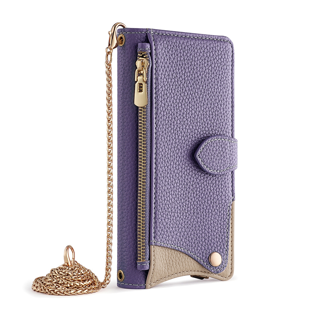 Makeup mirror Apple 17 Promax crossbody phone case suitable for iPhone 15 stand 16 card insertion 13 phone case - Image 16
