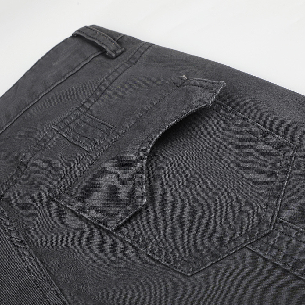Men's Retro Workwear Cargo Pants Loose Fit Multi-Pocket Straight Leg Casual Trousers - Image 4
