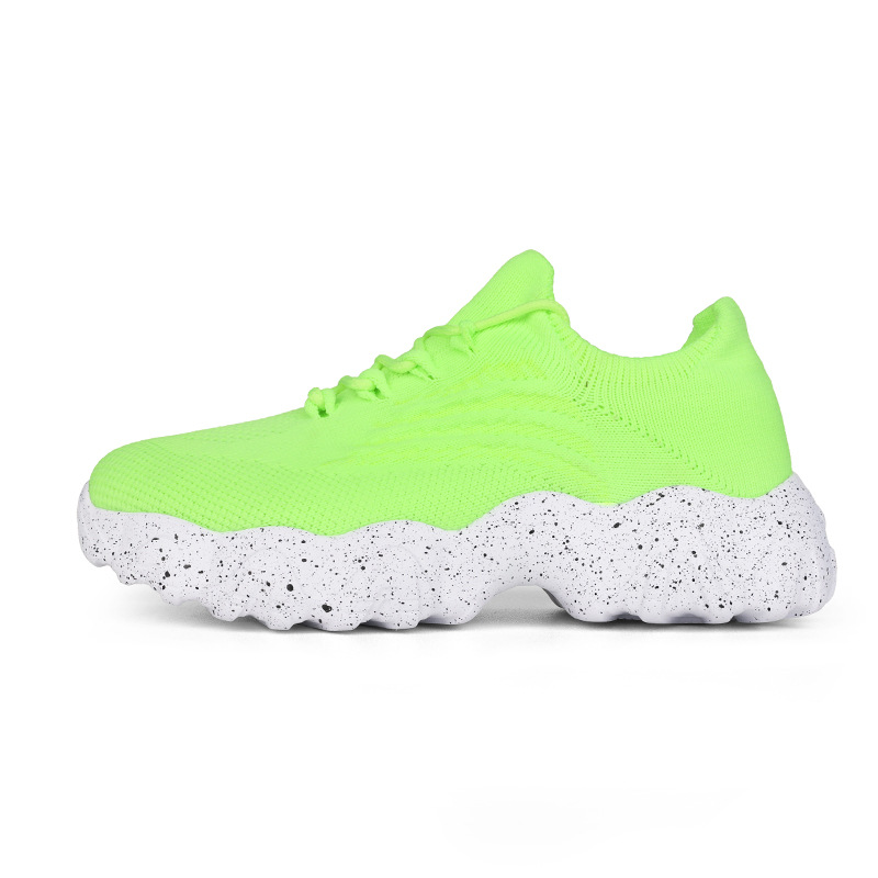 Daily Sporty Women's Shoes Cross-border New Summer Elevated Big Size Knitted Shoes Couple Style - Image 11