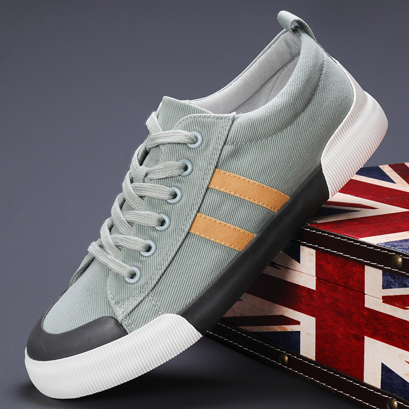 Lightweight breathable versatile casual men's low top flat lace up shoes for men - Image 7
