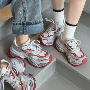 Breathable Chunky Platform Sneakers