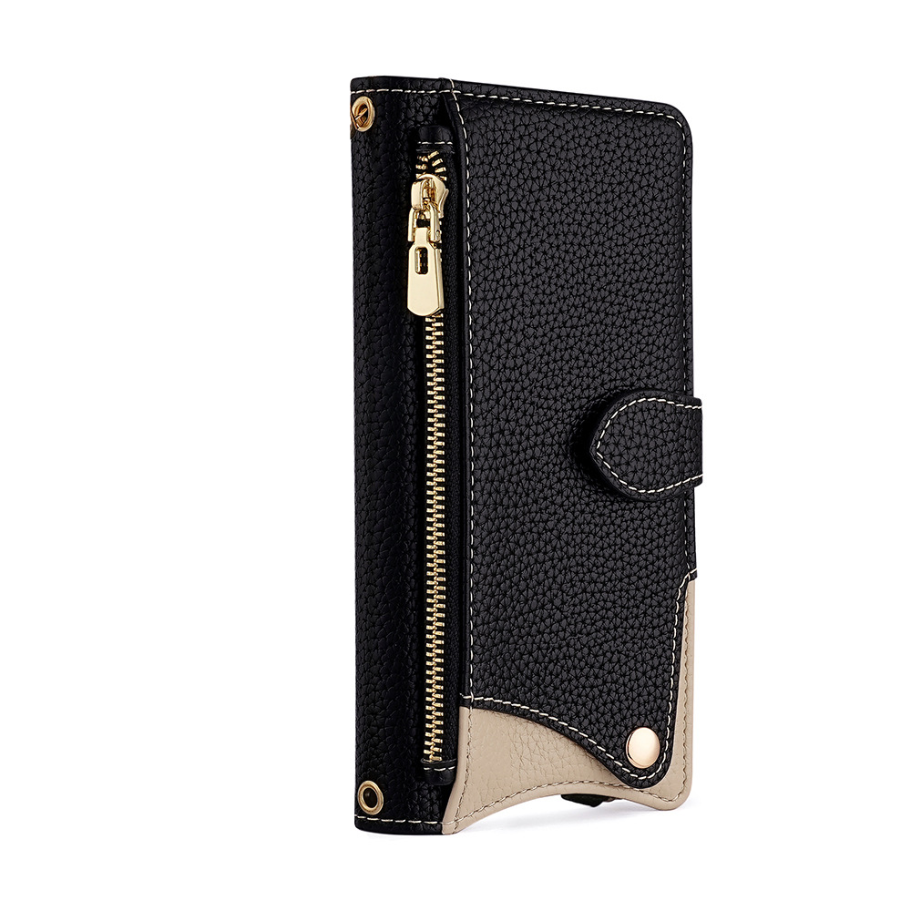 Makeup mirror Apple 17 Promax crossbody phone case suitable for iPhone 15 stand 16 card insertion 13 phone case - Image 6
