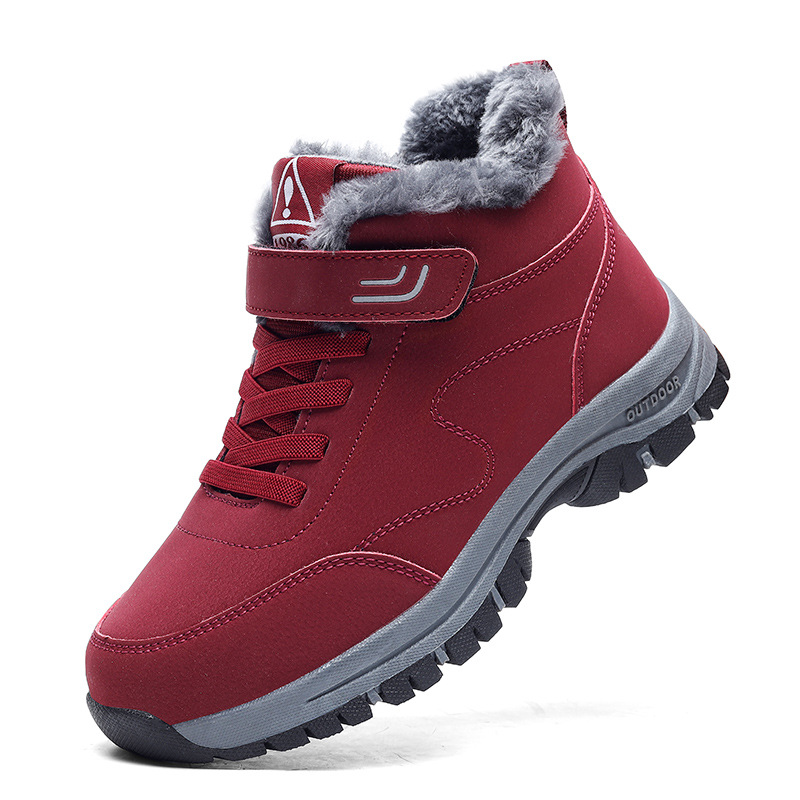 Rubber sole anti slip warm cotton shoes snow boots - Image 8