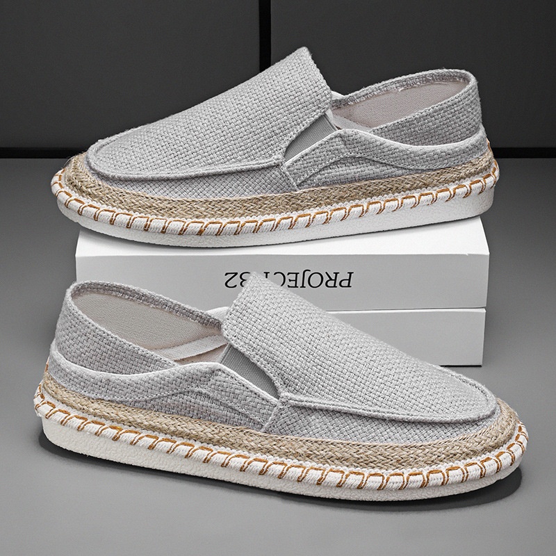 Fisherman Shoes Men's Breathable Cloth Shoes Hanfu Shoes Men's Casual Slip-On Loafers Driving Old Beijing Cloth Shoes - Image 7