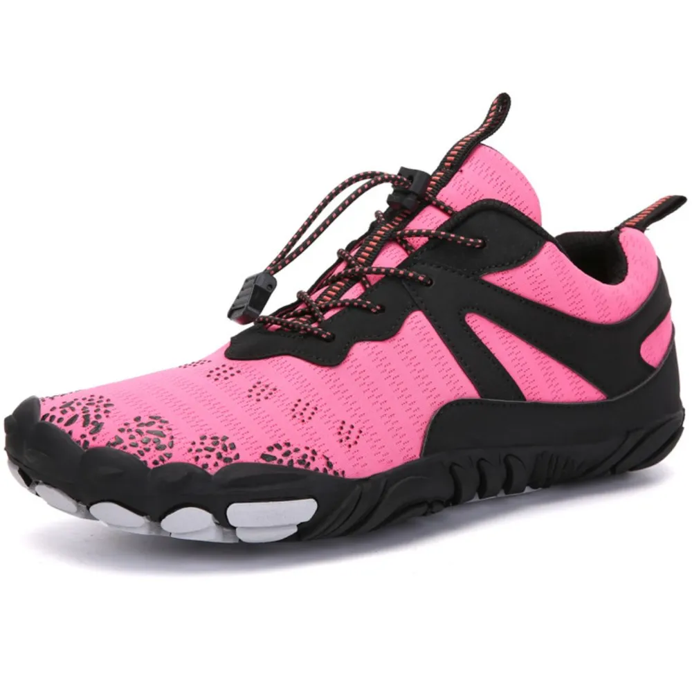 Elastic Lock Laces Mesh Contrast Breathable Athletic - Image 3