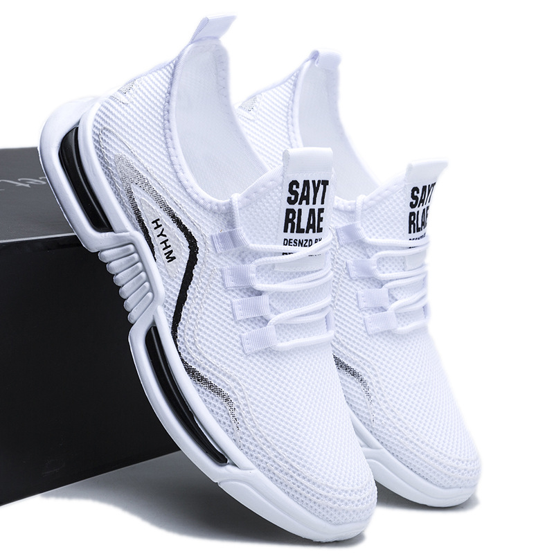 Summer new breathable men's shoes mesh running sports shoes for men - Image 4