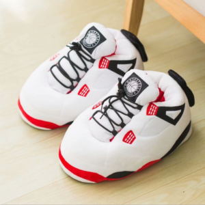 Male Foam Sneakers Bread Fat Slippers Women's/Men Winter Cotton Shoes Woman Warm Home Plush Women Slippers