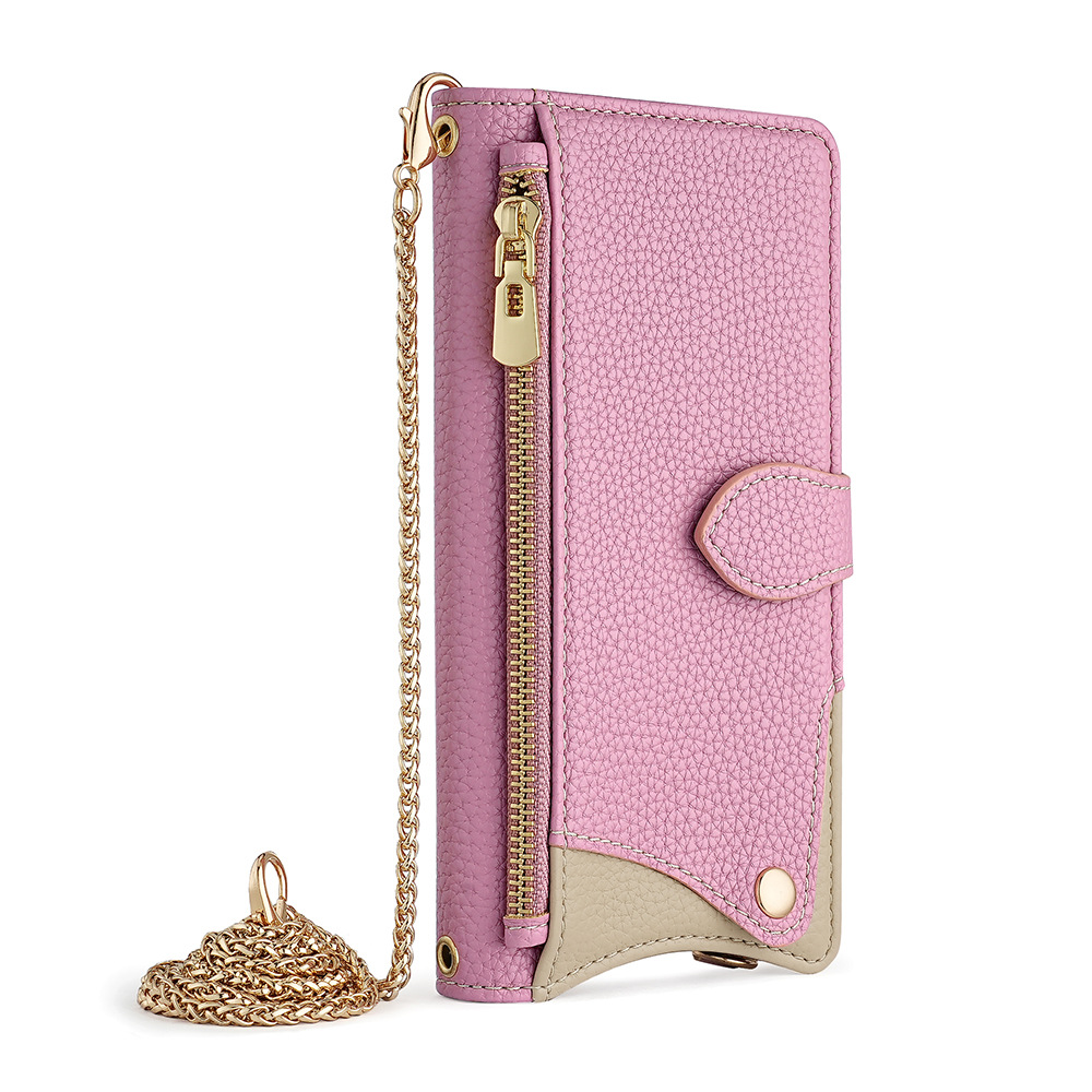 Makeup mirror Apple 17 Promax crossbody phone case suitable for iPhone 15 stand 16 card insertion 13 phone case - Image 15