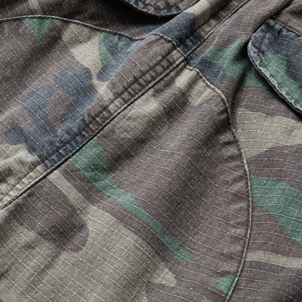 Vintage Camo Cargo Pants Men Wide Leg Straight Trousers - Image 4
