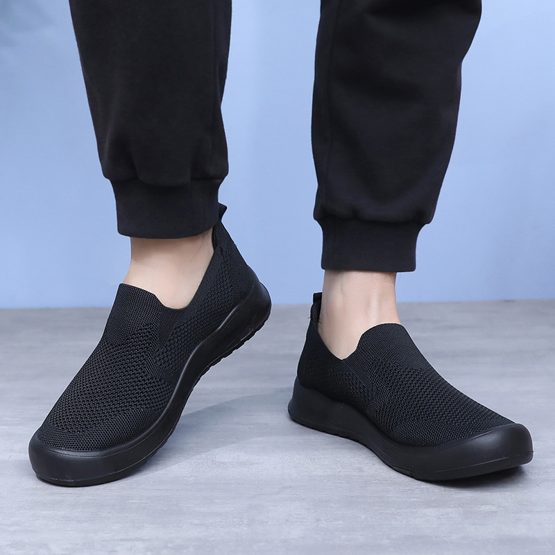 Comfortable and breathable thick soled sports shoes with soft soles for outdoor dad shoes - Image 4