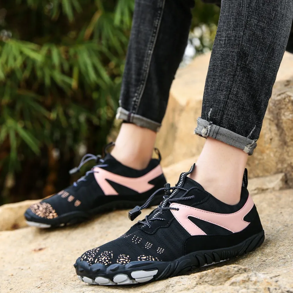 Elastic Lock Laces Mesh Contrast Breathable Athletic - Image 9