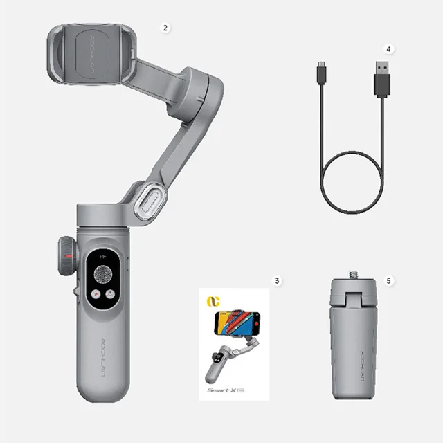 XPro mobile phone three-axis anti shake stabilizer Tiktok short video VLOG shooting handheld PTZ live broadcast support - Image 7