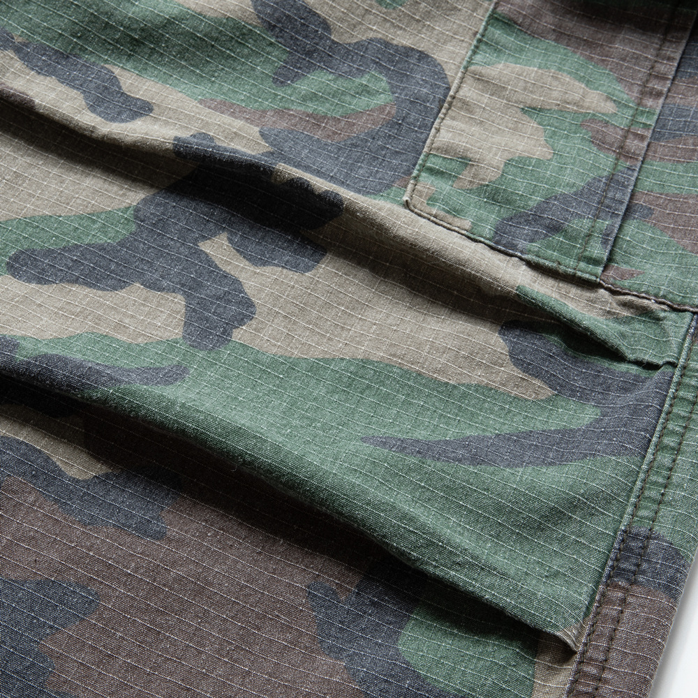 Vintage Camo Cargo Pants Men Wide Leg Straight Trousers - Image 3